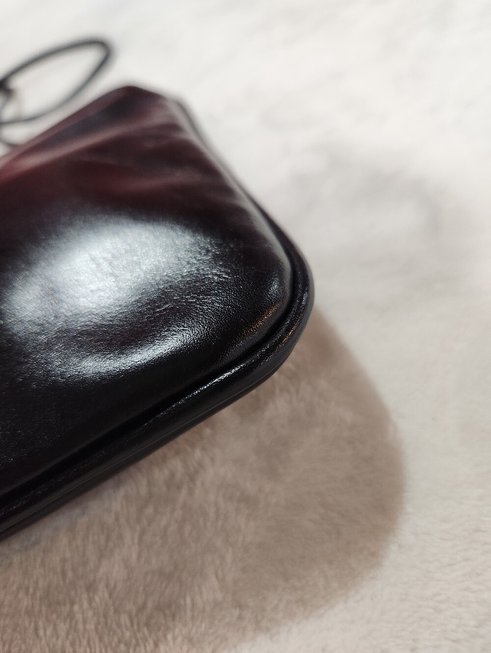 Anne Klein for Calderon Genuine Leather Clutch Bag, Vintage - Picture 6 of 10